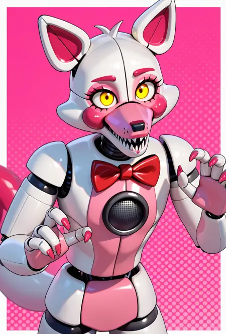 Funtime Foxy / Lolbit -- FNAF / Five Nights at Freddy's sister location Noob + illust