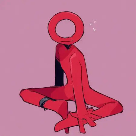 Circle Head ( stickman Stick figure )