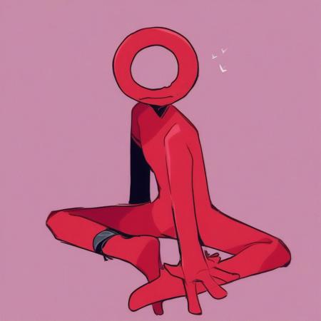 Circle Head ( stickman Stick figure ) V1