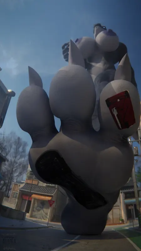 Giantess Car Trample