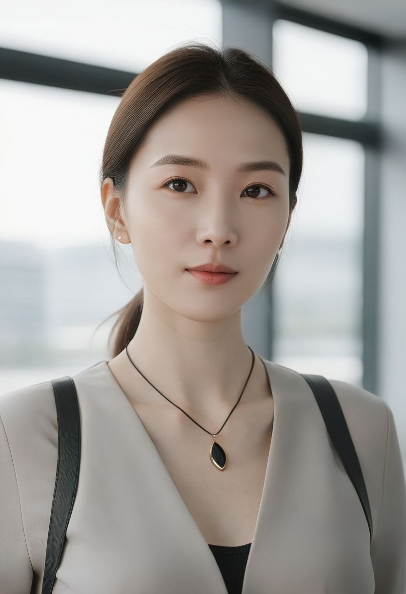 A beautiful (((59-year-old European woman))) with pale skin, perfect features, (perfect large breast, busty:1.8), and a sleek silhouette, standing in office near a window on a sunny morning. a sleek minimalist modern office. She's a brunette with streaks of grey hair, short haircut, long oval face with a calm and friendly look, small thin lips, no makeup, wearing black sexy bra,black sexy thongslarge cleavage(a thin pendant necklace, bracelets). photo-realistic, ultra sharp focus, symmetrical shot, (perfect composition), (rule of thirds composition), perspective view,
full-length portrait,subject positioned off-center, highly detailed, intricate detailed, (((perfect body anatomy))), (-bad hands -unnatural hands -fused fingers -too many fingers), (matching eyes), proportional eyes, (-weird iris -weird pupils), (realistic skin), (-cropped head), (((wide shot, natural lighting, cinematic))), 4K,, trending on artstation, taken with 30MP DSLR with Carl Zeiss lens, award winning photography, best quality, masterpiece