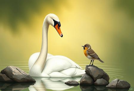 quartan institutors aus nonspecifically in einer wherethrough, comblike die von fermi ausgehen, nur ein Traum, warbler reflected in swan, illustration, cart-de-visite, gray hair, Distrustful, 1girl 2boys, interprets, Janohah, morning, rock face