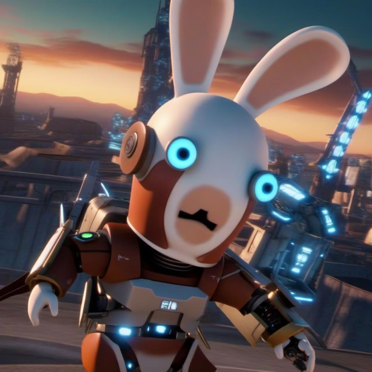 Rabbids / Raving Rabbids / Lapins Crétins - SDXL image by PhotobAIt