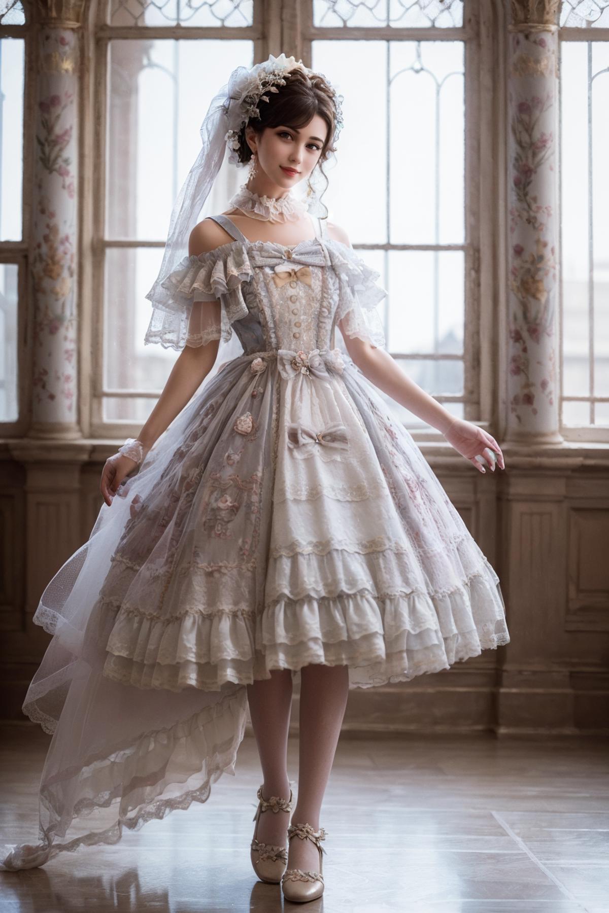 [Realistic] Modern victorian fashion dress | 洛丽塔裙子 | ロリータ ドレス Vol.2 image by cyberAngel_
