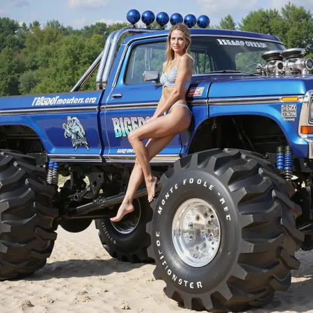 👑 Bigfoot (Monster truck)(Flux) 🚗