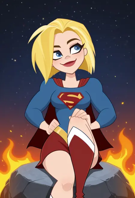 Kara Zor-El/Danvers & Superman (DC Super Hero Girls: 2019)
