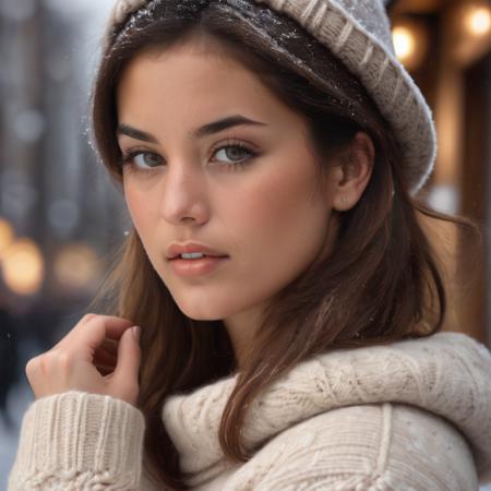 <lora:nella_sdxl:1> nella woman wearing winter clothes,  beautiful bone structure, (8k, best quality, masterpiece:1.2),  (realistic, photo-realistic:1.37), ultra high res, ultra-detailed, incredibly beautiful girl, 8k uhd, dslr, soft lighting, high quality, film grain, Fujifilm XT3