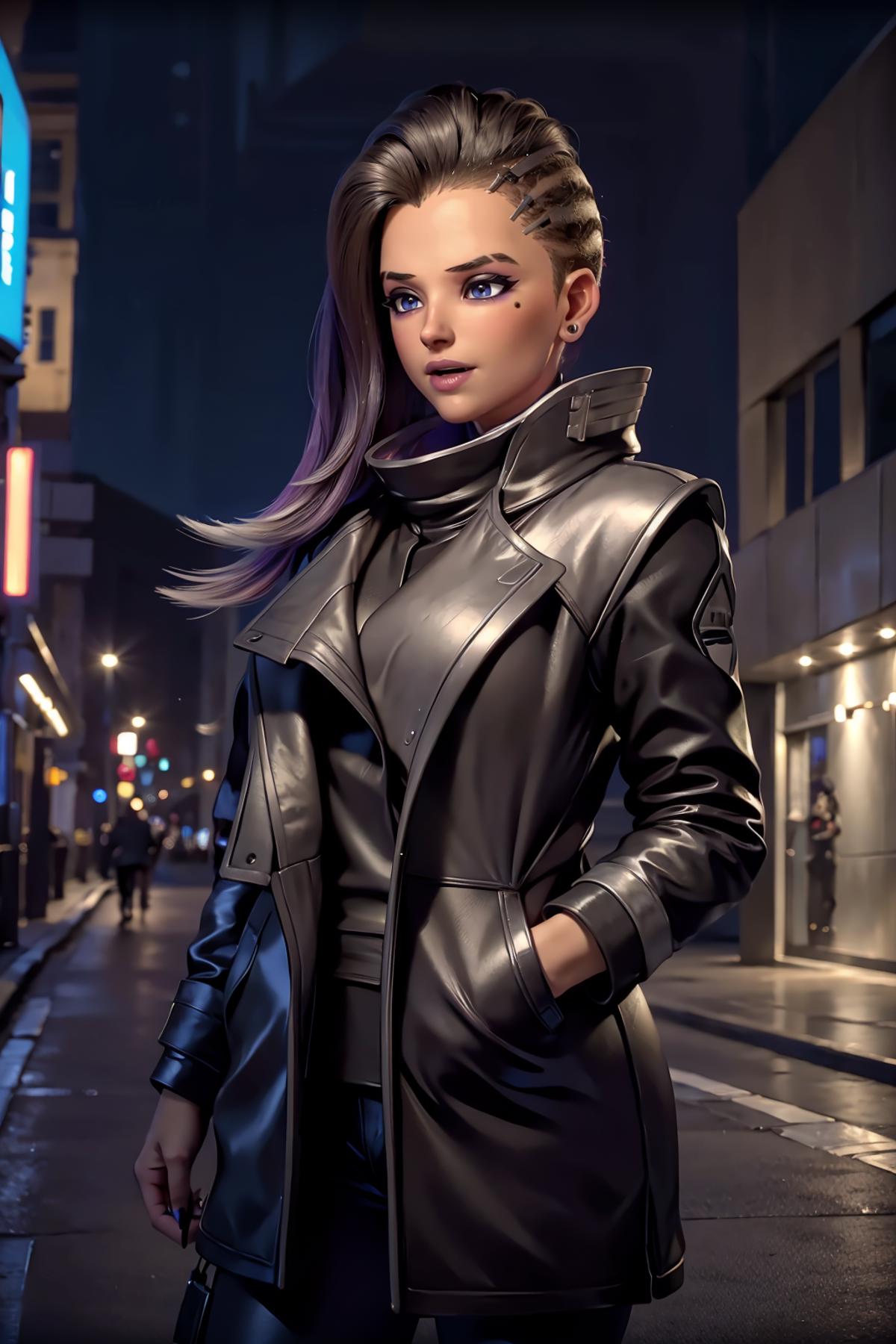 OVERWATCH - sombra - CG like image by shadowrui