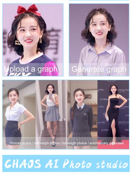 CHAOS Photo Studio-Intelligent Composition Full Body/Half Body/Portrait Photo Generation System v1.0