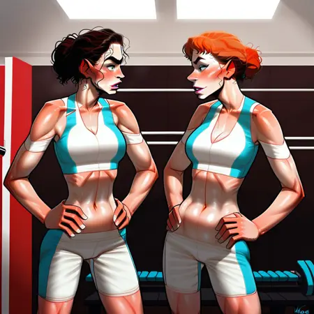 Two (2) People, Mid-Shot