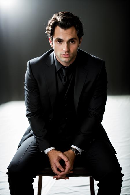 (masterpiece), (extremely intricate:1.3), (realistic), propped up on one hand (sitting or standing) photo of PennBadgley, (happy:1.2), wearing suit jacket, with blunt cut haircut , background bouncy castle, (negative space photo, Silhouette Lighting, Nikon FE Camera, ƒ4, ISO 3200, 85mm - 135mm, gothic art, hyperdetailed), <lora:PennBadgley:1.2>, RAW photo, (high detailed skin:1.2), 8k uhd, dslr, high quality, film grain