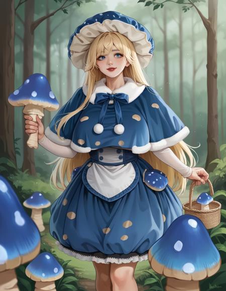 Blue Mushroom Dress PONY XL PONY XL