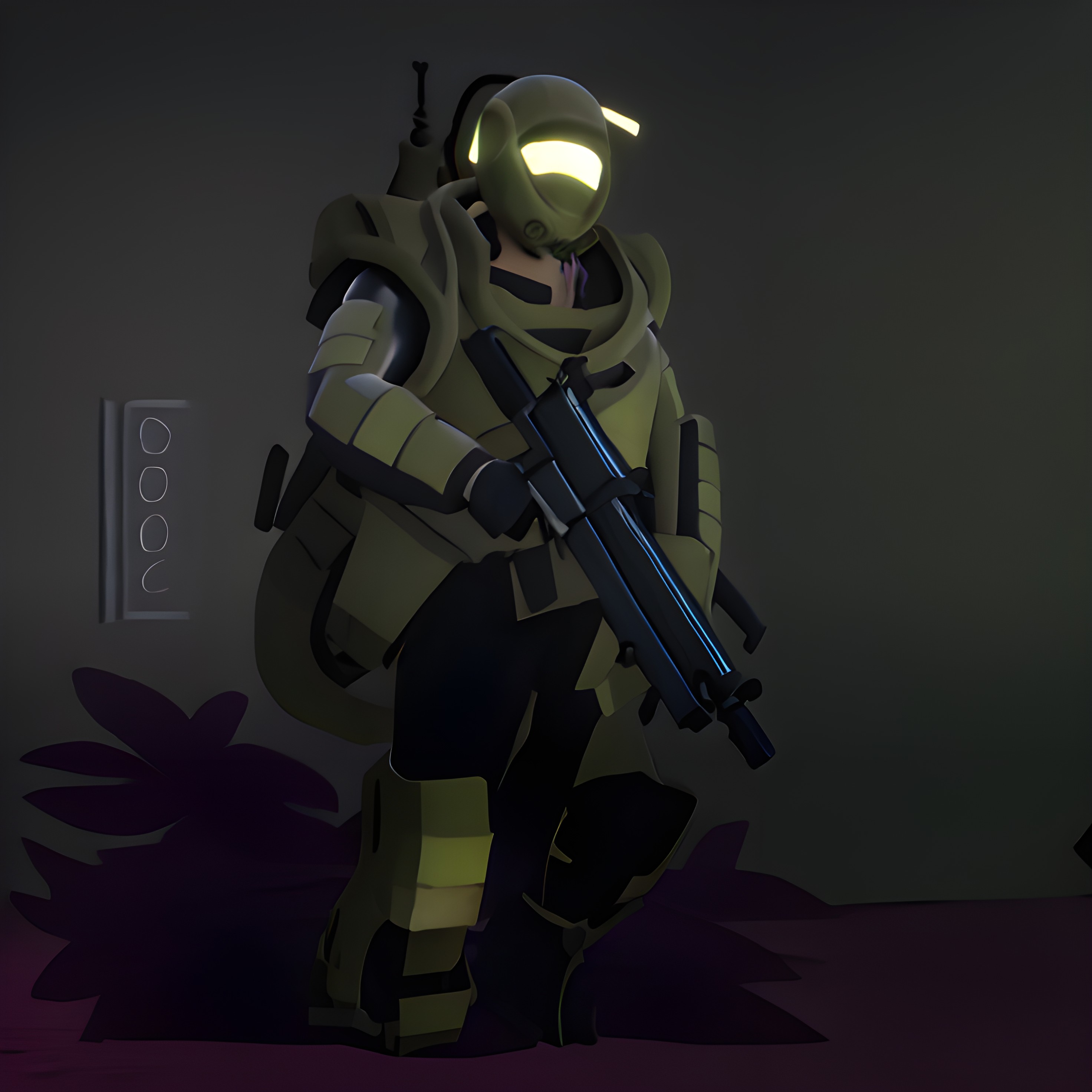 helmet_IAF_marine__power_armor_green_holding_assault_riffle_view_rainf_S191667452_St20_G7.5.jpeg