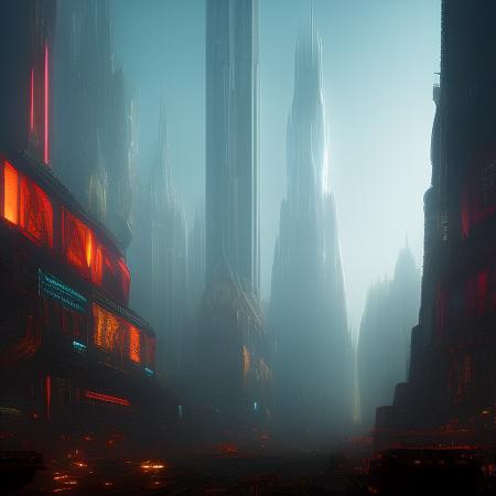 Times Square, sci-fi concept art, by StanleyPesso21