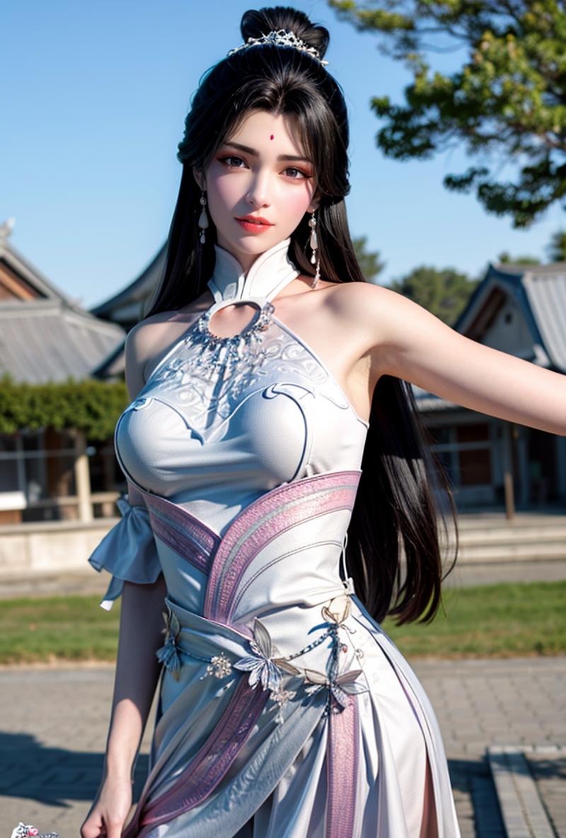 这个虚拟人有点像月婵[国漫女神系列] This virtual girl looks a bit like Yue Chan [Chinese comic goddess] image by michaelmoon