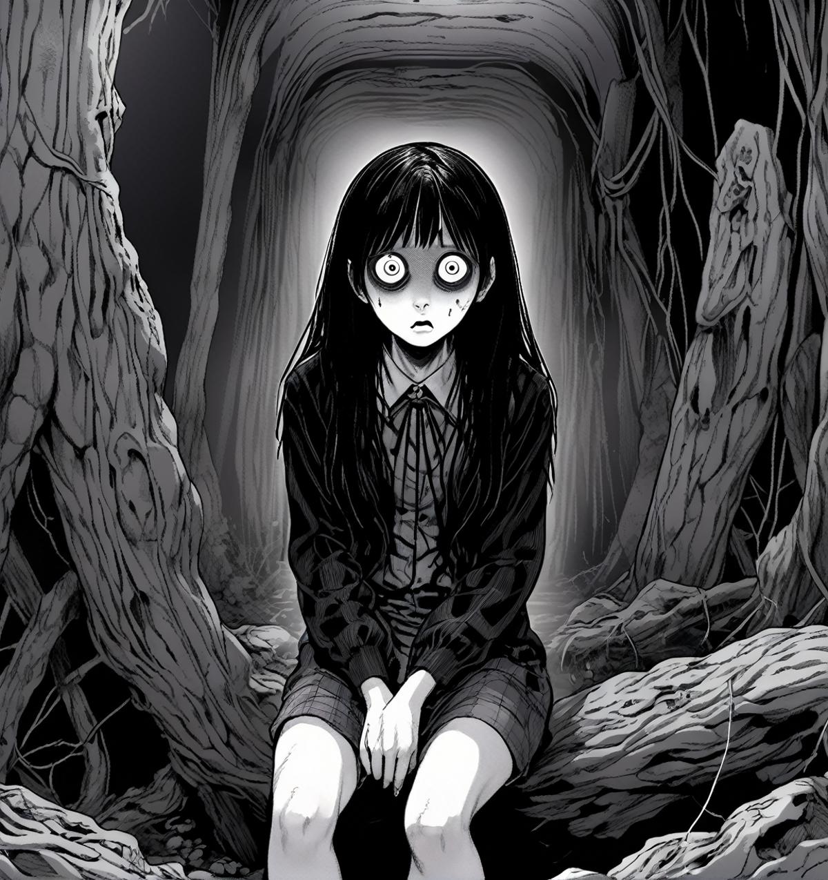 Junji Ito Style {SDXL Now Supported} image by ai_degenx