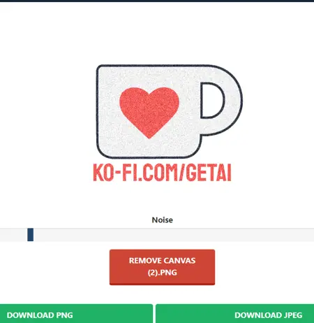 Add noise/grain to images offline