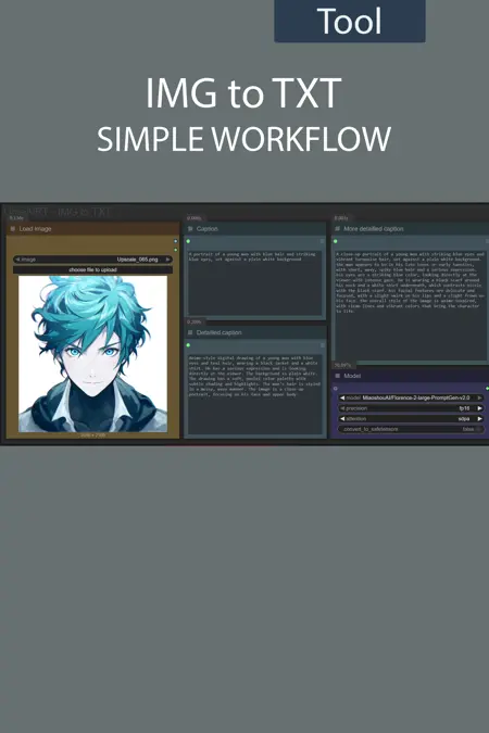 IMG to TXT Simple workflow