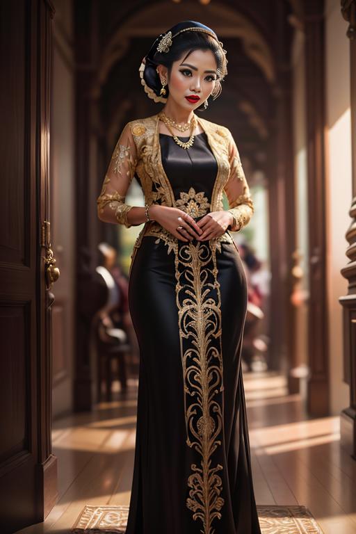 Javanese Traditional Women's Wedding Dress (Indonesia) image by adhicipta