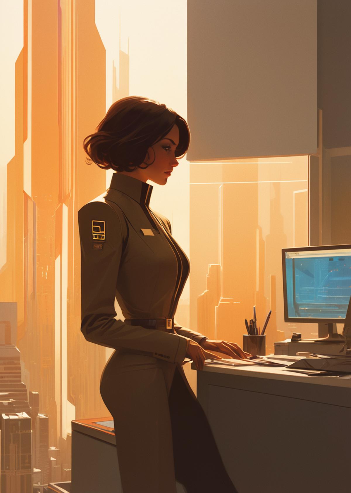 FF Style: James Gilleard - Modern Illustration Art image by bullseyetroll