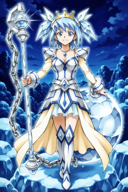 [YUGIOH] [Yu-Gi-Oh!] [Duel Card Character] [Blizzard Princess] [ブリザード・プリンセス] [Illustrious] [IL]