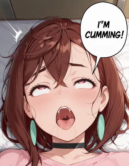 Speech Bubble / "I'm Cumming!"