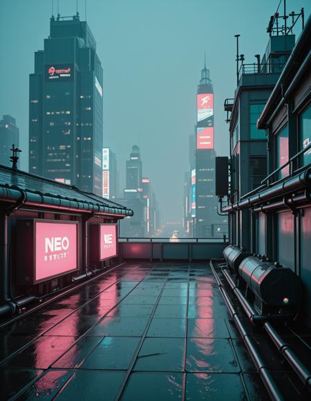 cyberpunk rooftop illu v1.0
