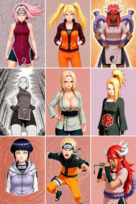 [illustrious XL] Blue Syndrome (Yuasa)/Nier (Doijin, etc) 《Naruto》/《忍者依存症》 - Artist Style