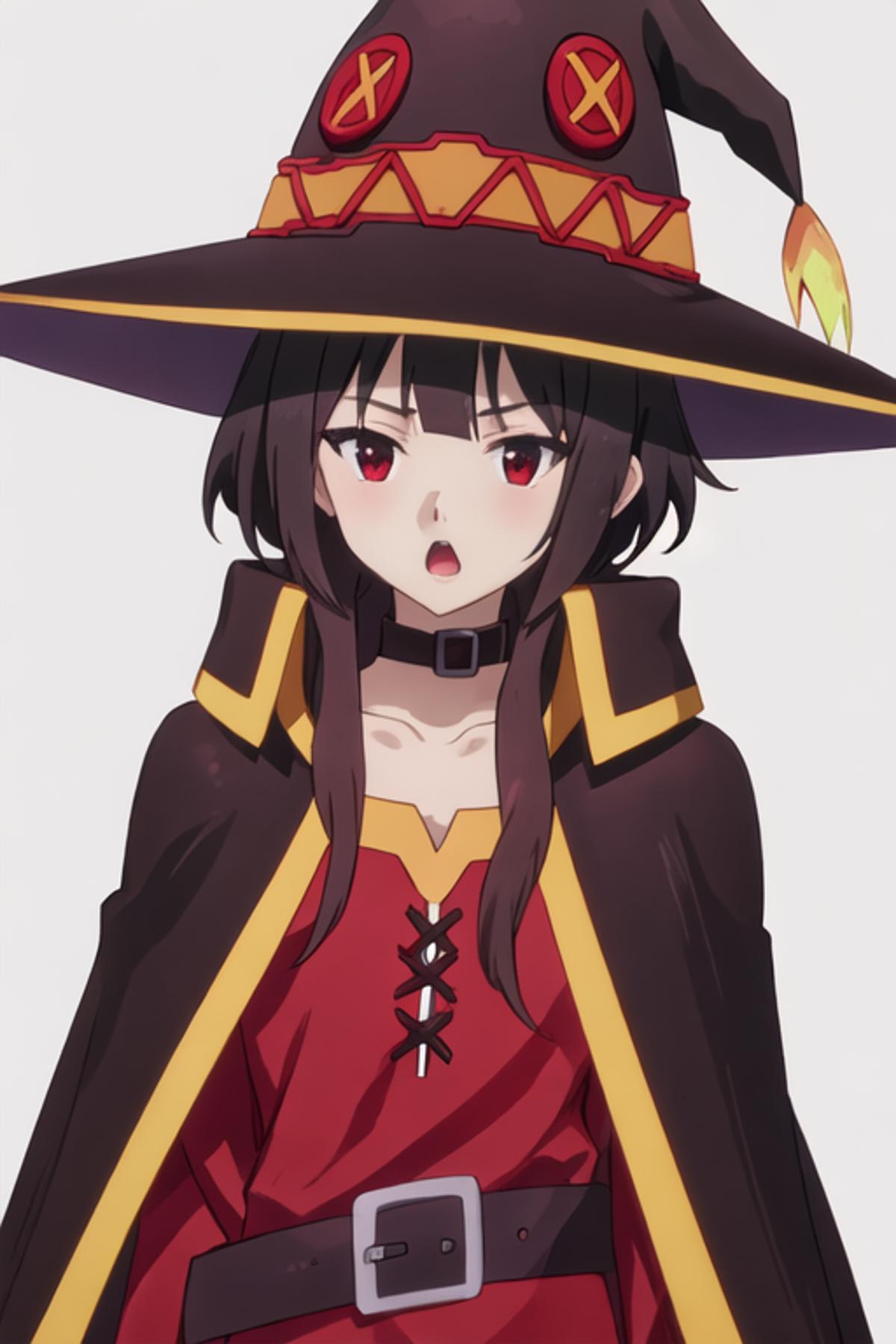 Curtido Curtir Compartilhar - Kono Subarashii Sekai Ni Shukufuku Wo Megumin  Render, HD Png Download - 716x1011(#263489) - PngFind