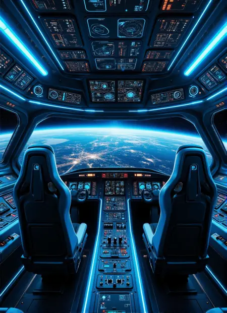 Suitable for space cockpit design