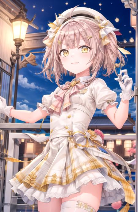 masterpiece, best quality, 1girl, <lora:civitai_detail_tweaker:1>,
<lyco:ace_taffy_loha_base:1>, ace_taffy_loha_base, yellow eyes, white skirt, white gloves,  looking at viewer,