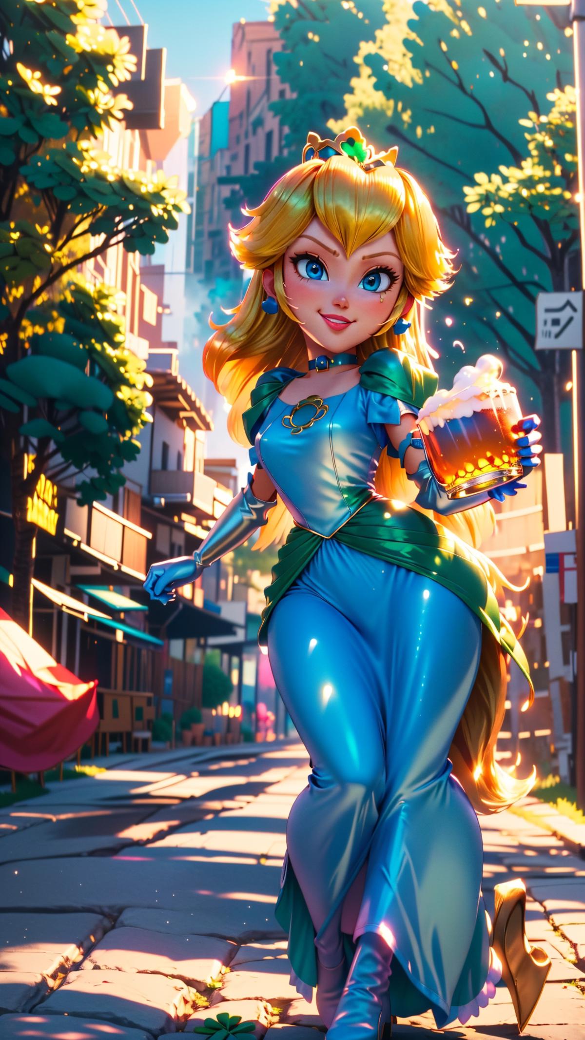 princess peach - The Super Mario Bros. Movie - movie like image by marusame