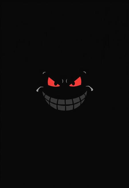 The pixelated Angry Smile linear smiley. Ready design for printing on a t-shirt. On a black background
