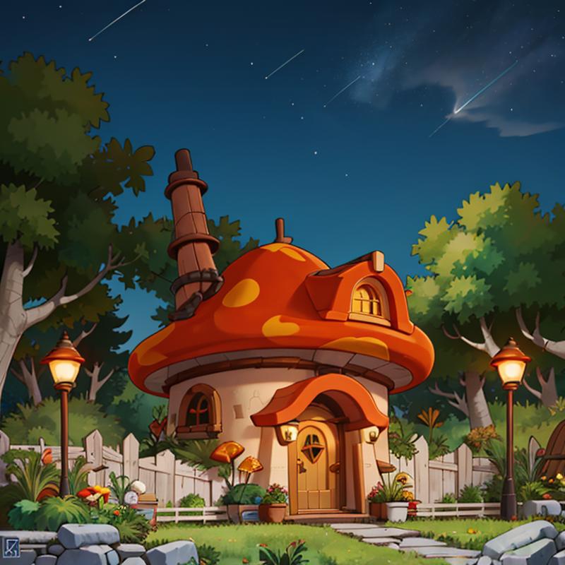 Henesys Buildings - Mushroom Homes (Maple Story) image by CitronLegacy