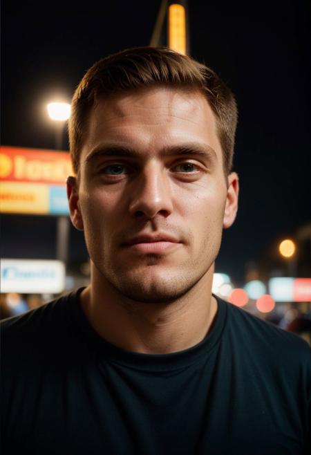 pexels contest winner, a smiking 30yo man standing in front of a street light, perfect pupils (light colored eyes), profile portrait, (((polaroid))), rictus, dark night, film grain, depth of field, analog film style, profile portrait, emotive portrait, sergey zabelin, frank moth, low angle photo, with red haze, beautifully backlit, upper body, very Vibrant Colored fog (vapor wave), very Vibrant Color Palette, bold and saturated, emotional impact, vivid, with very strong contrasts, vivid, with strong contrasts, from bellow, creative and stylized lighting, movie screenshot, neon, dramatic shadows, dreamlike, cinematic, lens flare, very mist, gritty, movie still, state fair, fog, ((FX movie)), (night, dark, dark photo, grainy, dimly lit:1.15), best quality, high quality, (realistic), (absurdres:1.2), UHD, hypperrealism, noise, night photo,