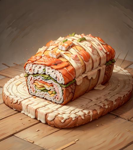 <lora:SushiStyle:1> SushiStyle bread