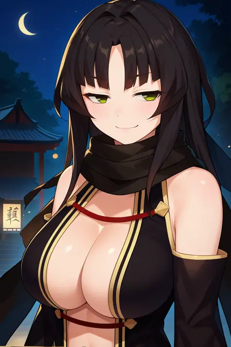 Enju Saion-ji (Moe! Ninja Girls) SDXL LoRA [Pony Diffusion]