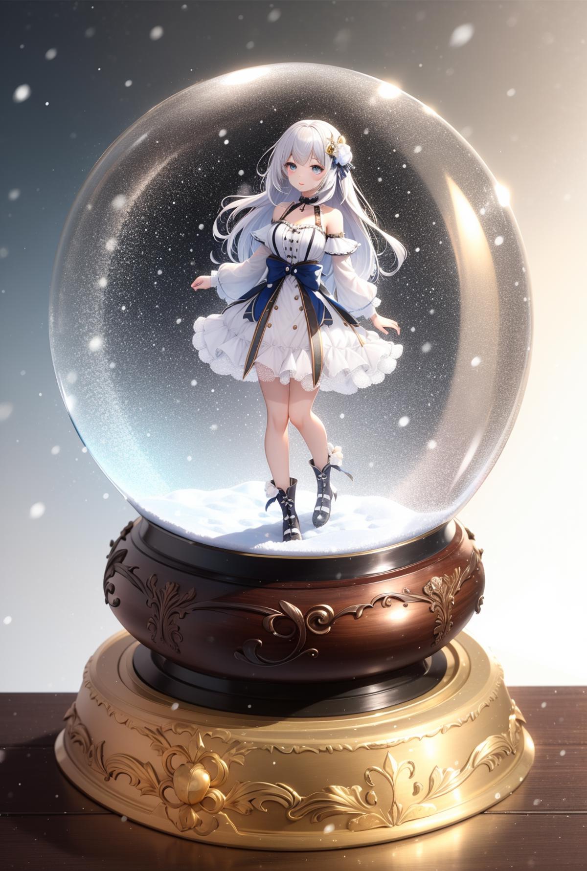 Snow Globe | Lycoris Concept Glass image by fansay