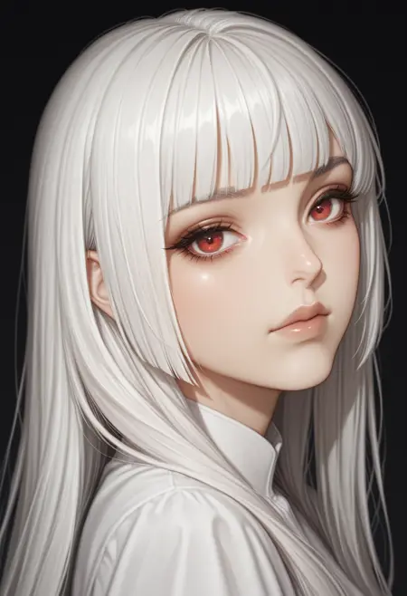The White-Haired Girl from The House in Fata Morgana [IllustriousXL]