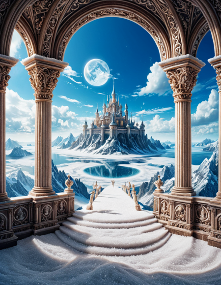 marquetry, Concept art, 3D Rendering of a (ral-spicesalt:1.2) , it is Fantastical and Arcane, Clear skies, Panorama, extravagant, and fantasy, poster design, childhood, edgy, Anime screencap, broad lighting, unreal engine, World-renowned, by Ferenc Pinter, (Jane Crowther:1.2) , baroque, ornate, <lora:ral-spicesalt:0.85>, sublime, unique, radiant, background inspired, excellent composition, surreal