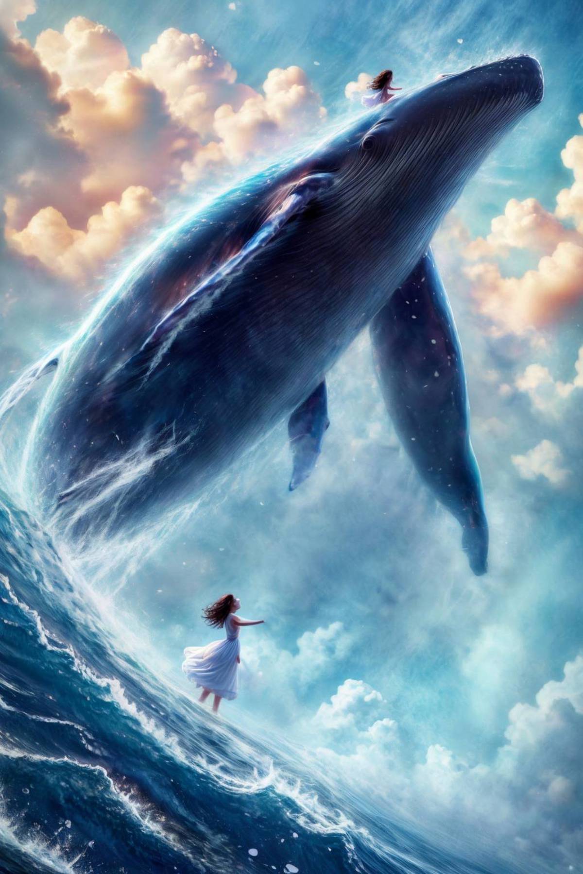 绪儿-飞鲸鱼 xuer Big whale image by slime77744784