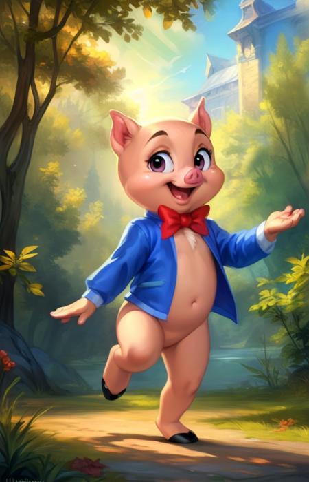 Porky Pig - ( The Looney Tunes Show 2011 ) Trained on fluffyrockE17Y
