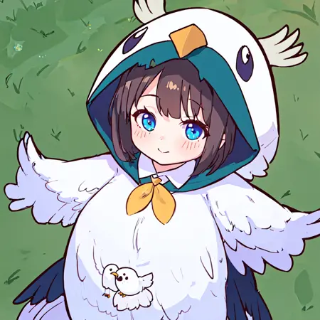 bird costume(穿戴上鳥衣裝 可愛概念風格)-cute style concept