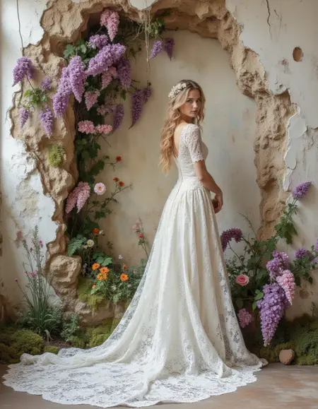 战损花墙_艺术装置