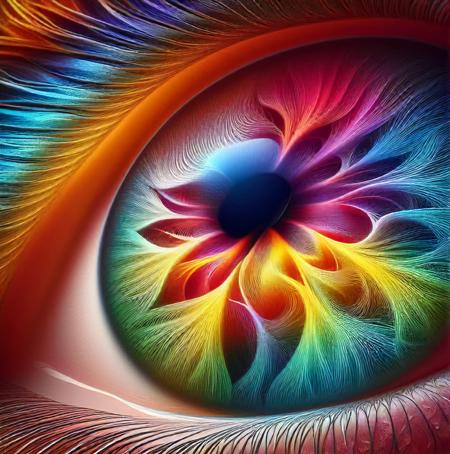 raibow eyes rainbow eyes no humans fractal iris