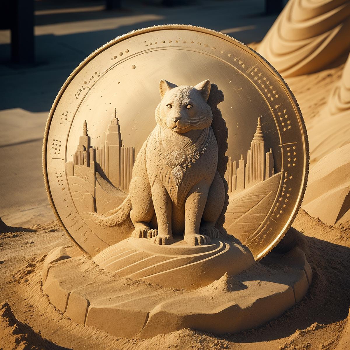 Realistic sand sculpture art style image by comingdemon