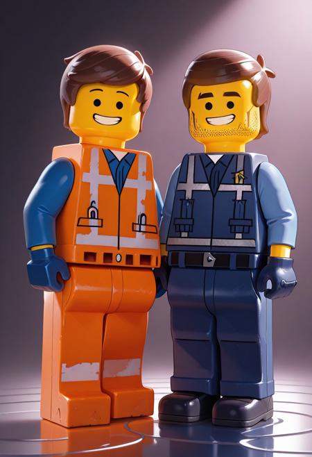 Emmet Brickowski and Rex Dangervest - The LEGO Movie 1 & 2 V1