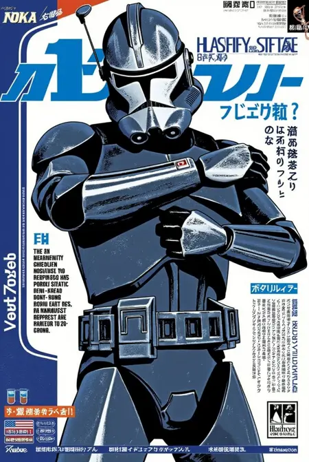 Japanese Graphic Art Style FLUX