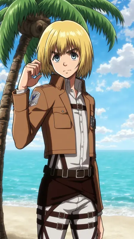 Armin Arlert + Colossal Titan (Attack On Titan) FLUX