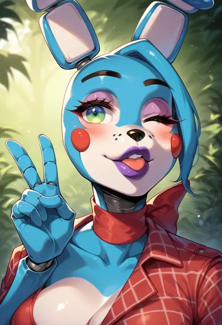 Toy Bonnie (Psychojohn) - (Five nights at Freddy's/FNAF) - Character LoRA - [Pony]